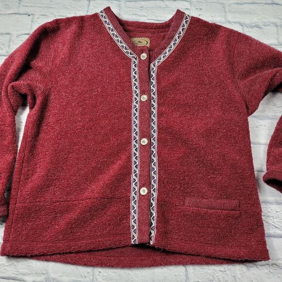 Sierra Sport Mohair Nordic Cardigan size Large - Picture 3 of 15